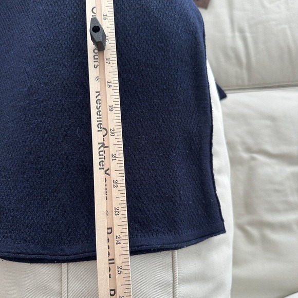 Rag & Bone Henley Shirt Mens Medium Merino Wool Knit Long Sleeve Navy Blue - Picture 11 of 12